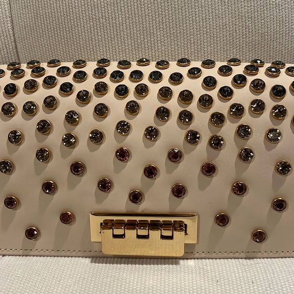 Zac Posen crystal adorned cross body/clutch bag - Picture 2 of 9